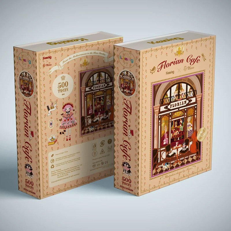 Kessing-500pcs Jigsaw Puzzle-Florian Cafe