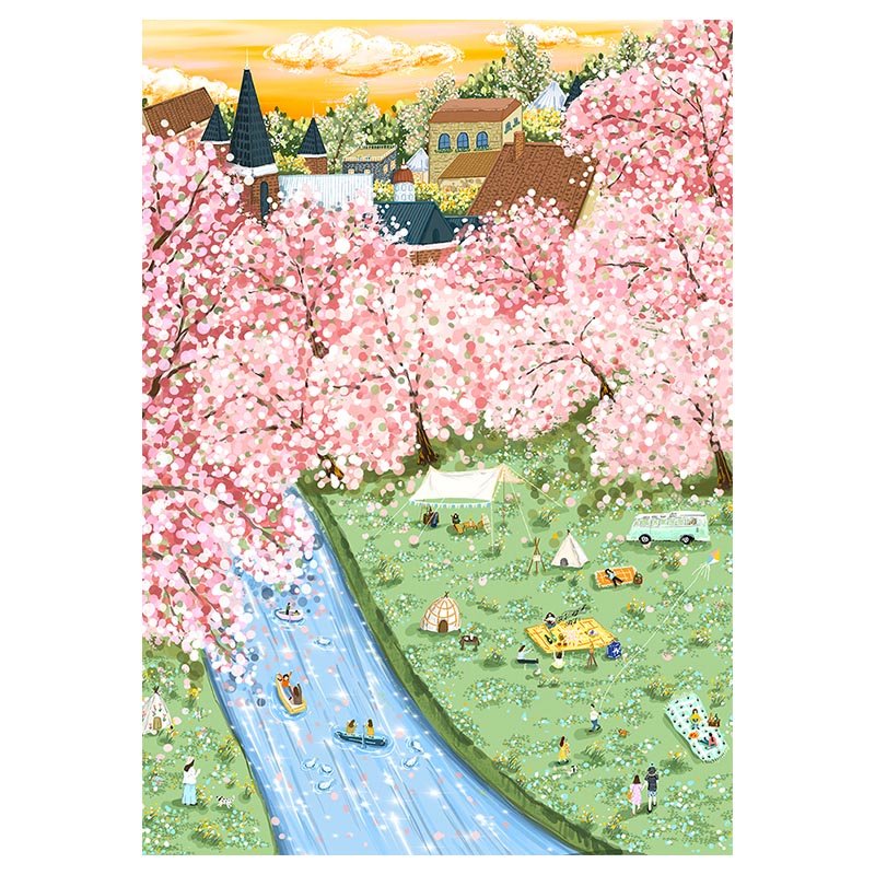 Kessing-500pcs Jigsaw Puzzle-Fun in Camping