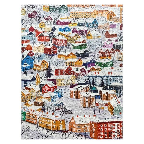 Kessing-1000pcs Jigsaw Puzzle-Kiruna Aurora Town