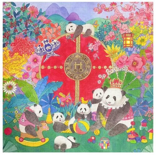 Kessing-500pcs Jigsaw Puzzle-Panda Paradise