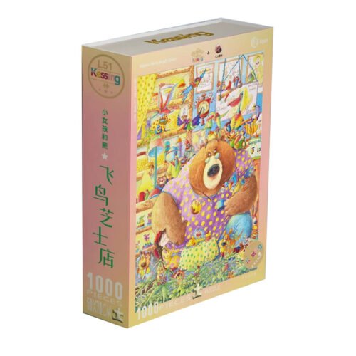 Kessing-1000pcs Jigsaw Puzzle-Birds Cheese Shop