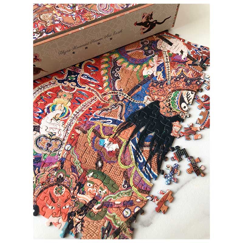 Kessing-1000pcs Jigsaw Puzzle-Embroidered Facial Makeup