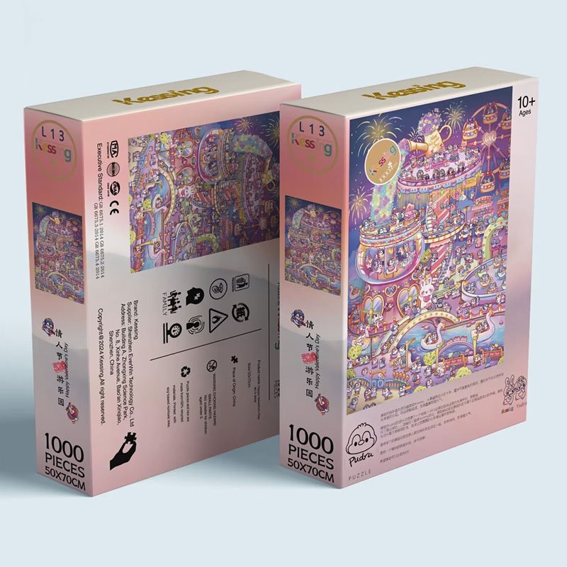 Kessing-1000pcs Jigsaw Puzzle-Happy Valentine's Day