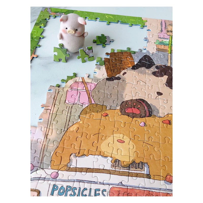 Kessing-500pcs Jigsaw Puzzle-Icecream Car