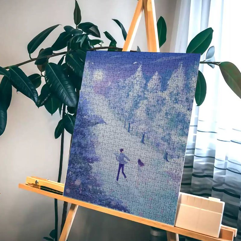 Kessing-500pcs Jigsaw Puzzle-Rushing for Love