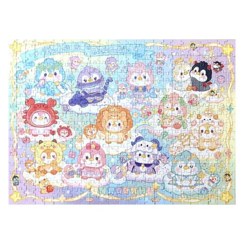 Kessing-500pcs Jigsaw Puzzle-The Twelve Zodiac Penguins