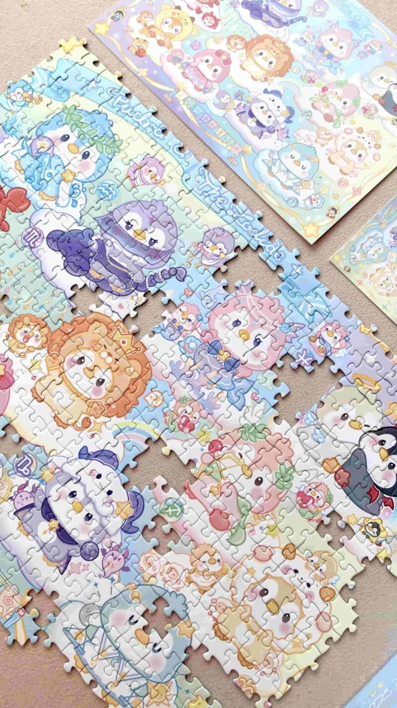 Kessing-500pcs Jigsaw Puzzle-The Twelve Zodiac Penguins