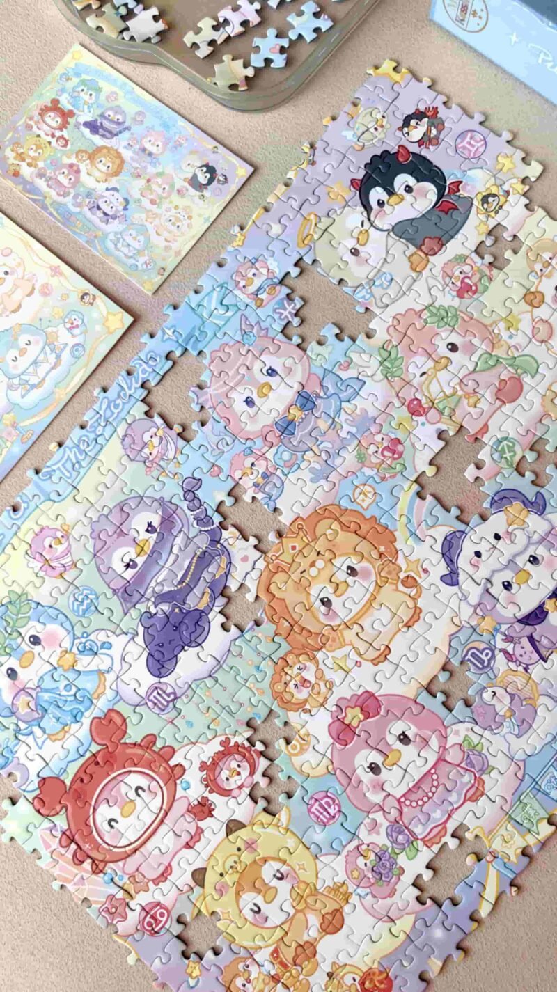 Kessing-500pcs Jigsaw Puzzle-The Twelve Zodiac Penguins