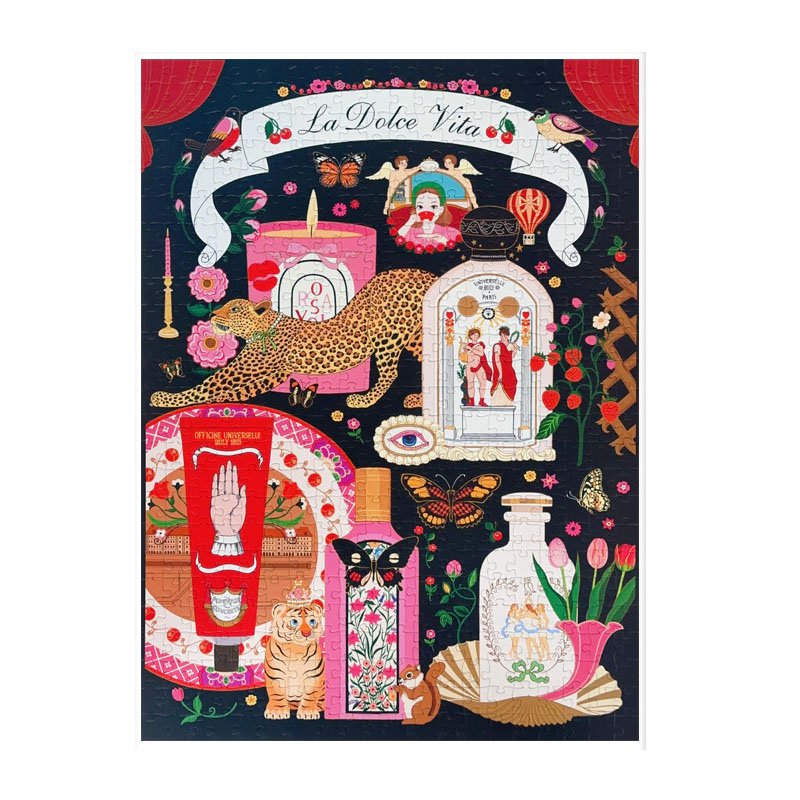 Kessing-500pcs Jigsaw Puzzle-The Waltz of Flowers