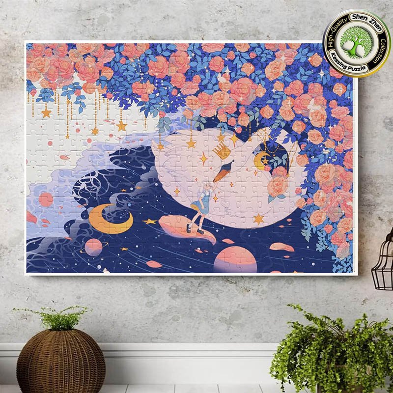 Kessing-1000pcs Jigsaw Puzzle-Swan's Love