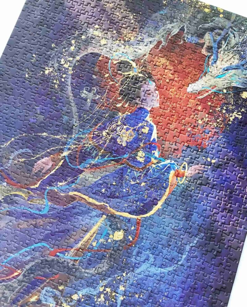 Kessing-1000pcs Jigsaw Puzzle-The Dragon and phoenix