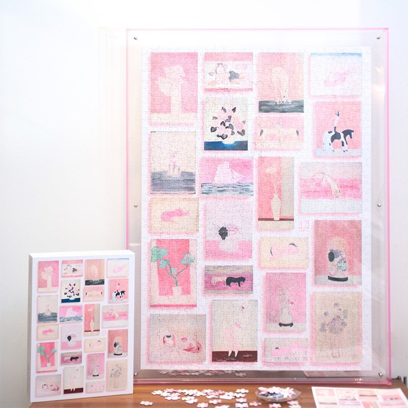 Komono-1000pcs Jigsaw Puzzle-Pink