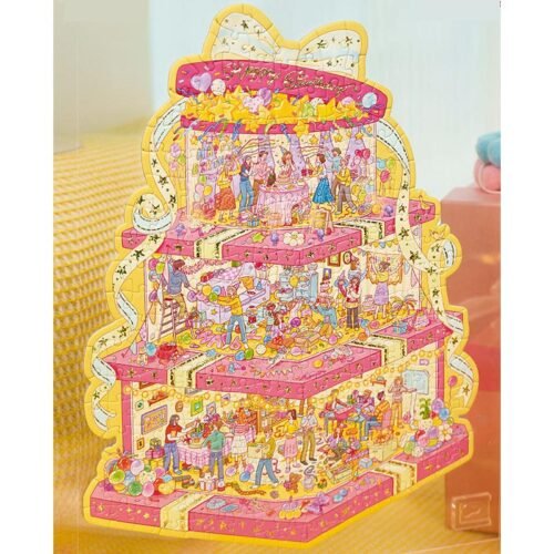 Momibook-Birthday Surprise-259 Piece Jigsaw Puzzle(Gold Foil)