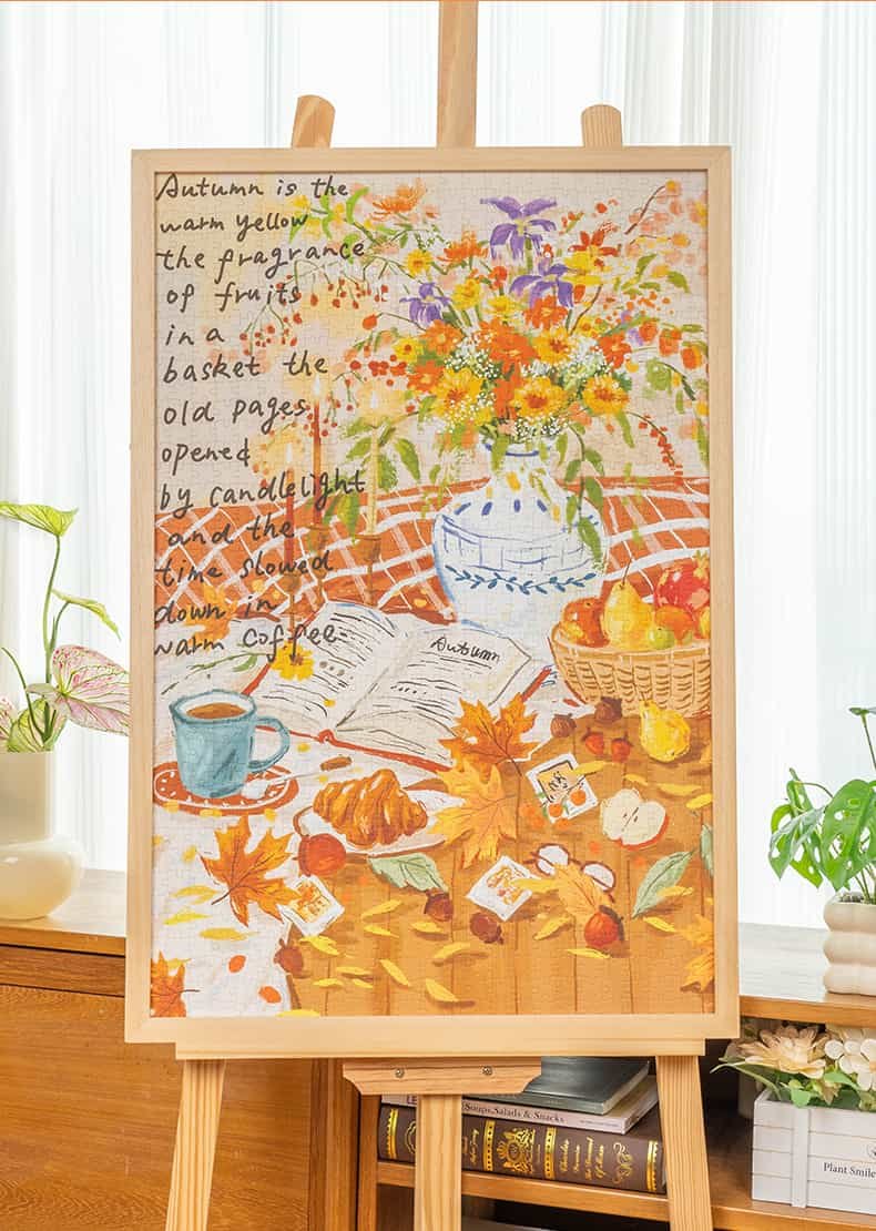 Momibook-Slow Life in Autumn (2) Momibook-1000 Piece Jigsaw Puzzle-Slow Life in Autumn