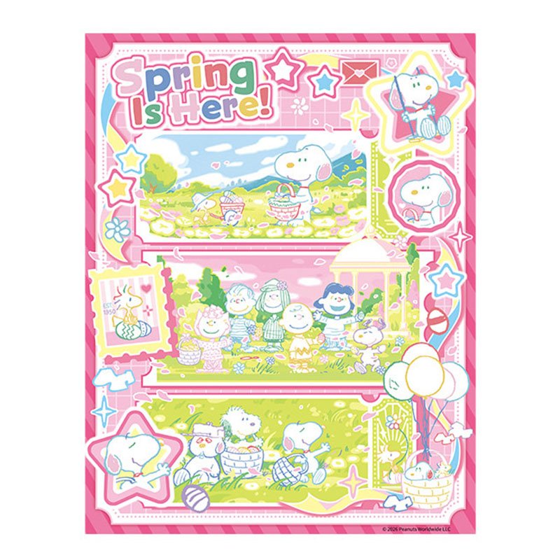 Momibook-Snoopy Spring is Here (1) Momibook-Snoopy Spring is Here-500 Piece Puzzle