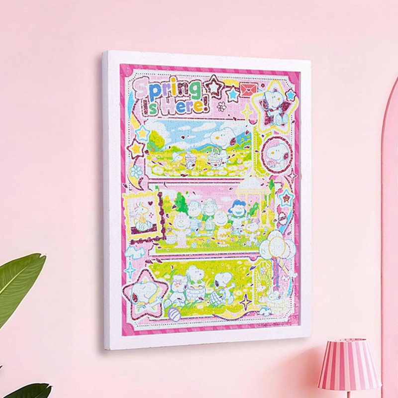 Momibook-Snoopy Spring is Here (2) Momibook-Snoopy Spring is Here-500 Piece Puzzle