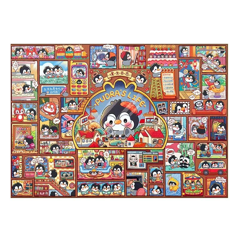 Kessing-1000pcs Jigsaw Puzzle-Pudra's Life