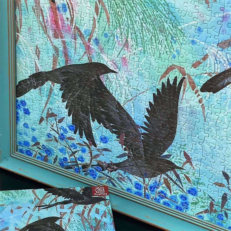 PuzPlaz-1000pcs Jigsaw Puzzle-Magpie Return