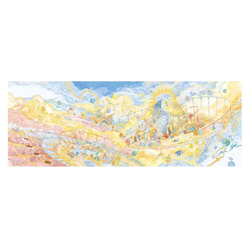 Seren Art-1000pcs Jigsaw Puzzle-The Cycle of Becoming-The Flourishing of All Things(Glow in the dark)