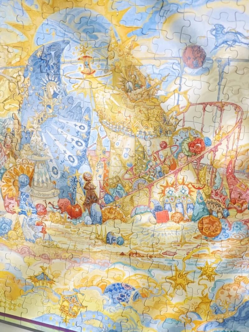 Seren Art-1000pcs Jigsaw Puzzle-The Cycle of Becoming-The Flourishing of All Things(Glow in the dark)