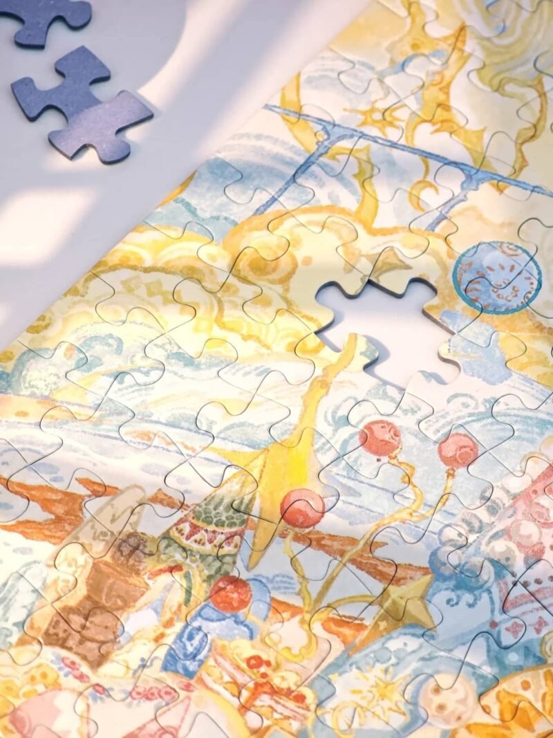 Seren Art-1000pcs Jigsaw Puzzle-The Cycle of Becoming-The Flourishing of All Things(Glow in the dark)