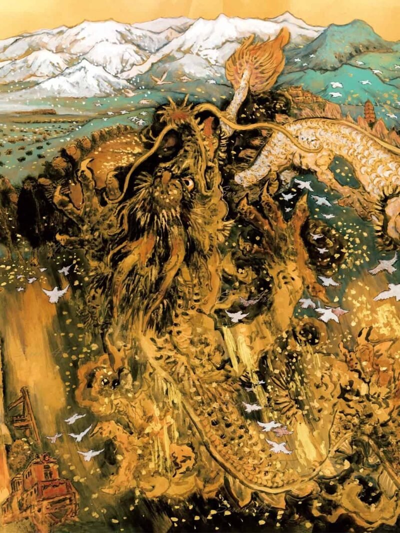 Seren Art-The Sacred Dragon Soars the Great Path (3) Seren Art-3000 Piece Puzzle-The Sacred Dragon Soars the Great Path