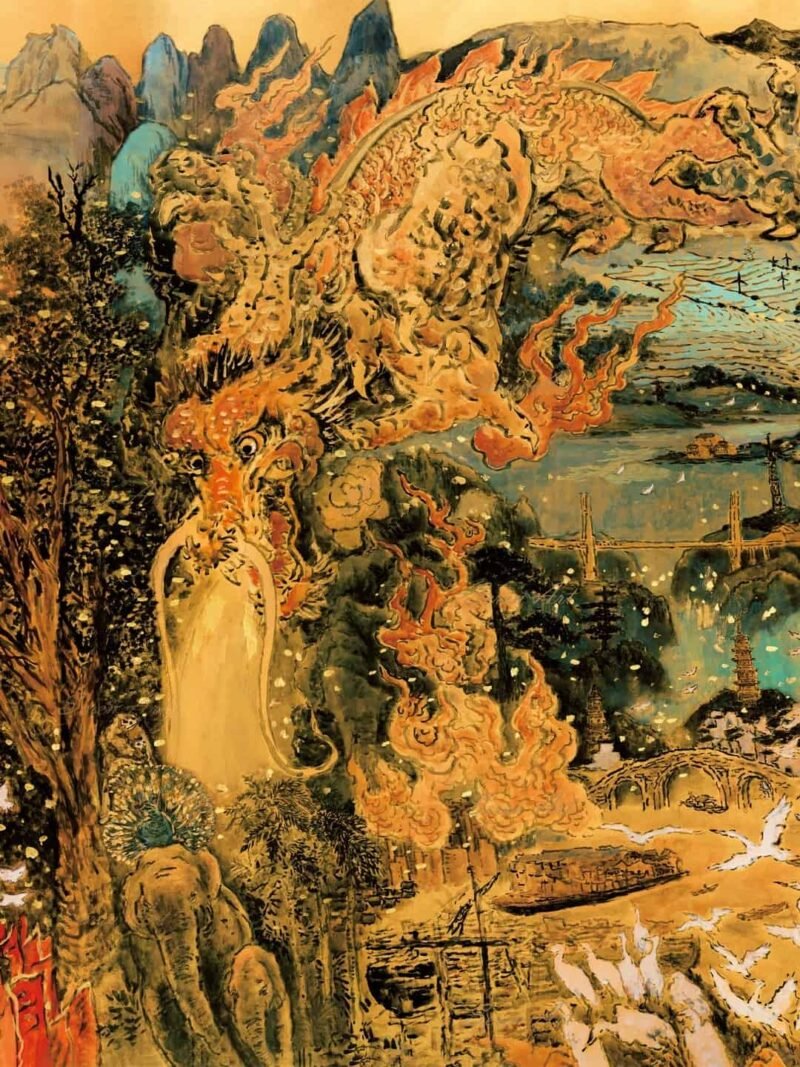 Seren Art-The Sacred Dragon Soars the Great Path (6) Seren Art-3000 Piece Puzzle-The Sacred Dragon Soars the Great Path