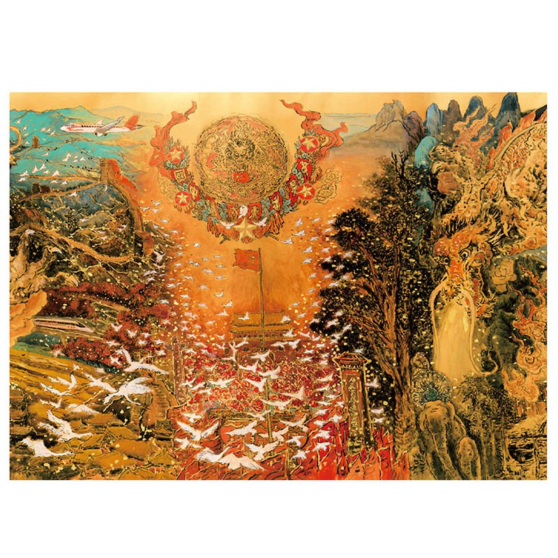 Seren Art-The Sacred Dragon Soars the Great Path-Middle Seren Art-3000 Piece Puzzle-The Sacred Dragon Soars the Great Path
