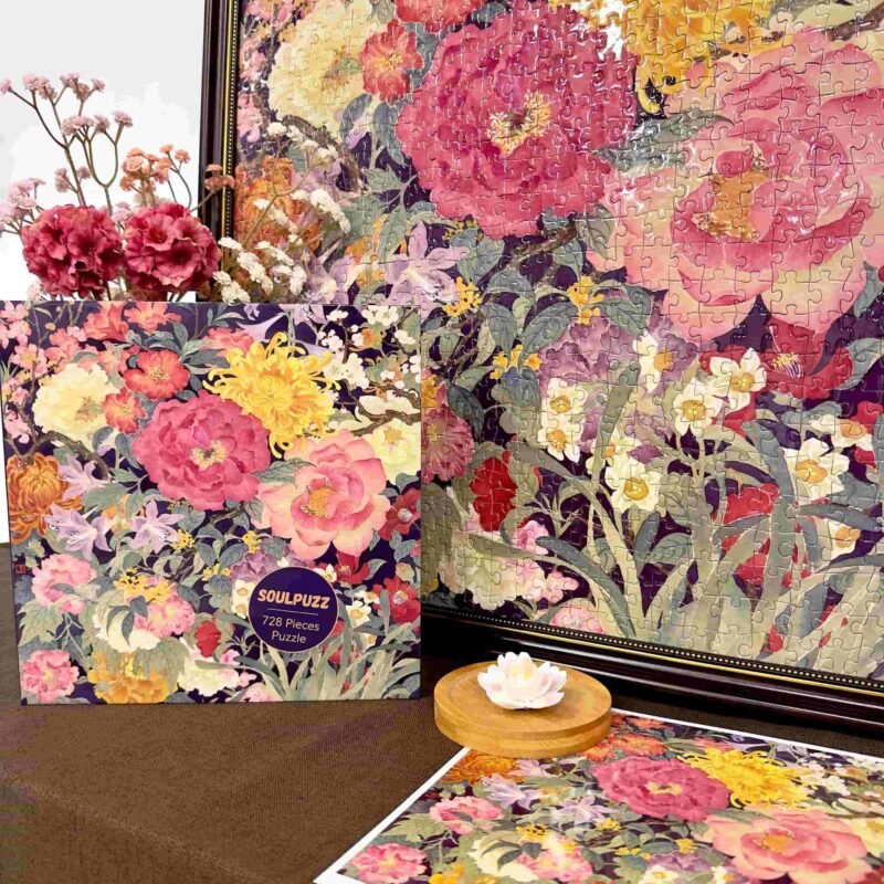 Soulpuzz-728pcs Jigsaw Puzzle-Prosperous Brocade