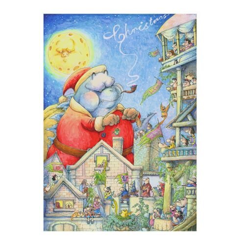 Kessing-1000pcs Jigsaw Puzzle-Substitute Santa Claus