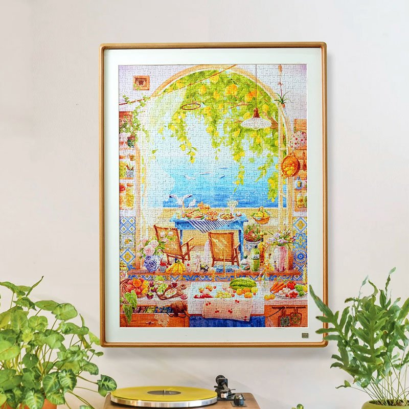 Toi-1000pcs Jigsaw Puzzle-Lemon Tree by the Sea