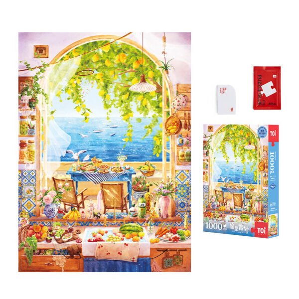 Toi-1000pcs Jigsaw Puzzle-Lemon Tree by the Sea