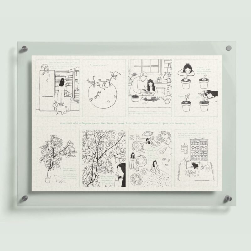 Watch Match-Double-side 1000pcs Jigsaw Puzzle-Because of Tomato