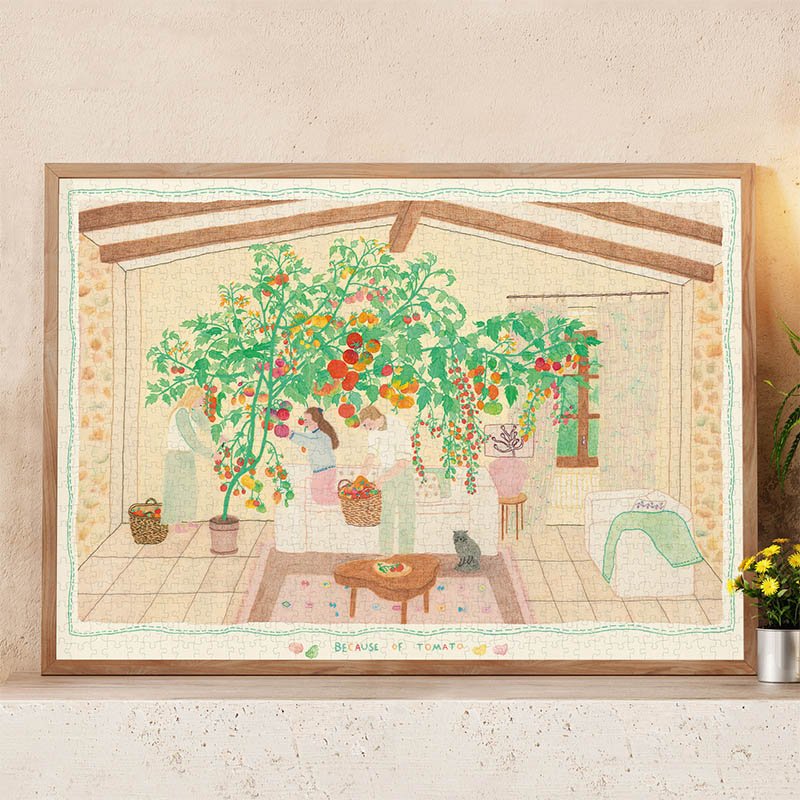 Watch Match-Double-side 1000pcs Jigsaw Puzzle-Because of Tomato