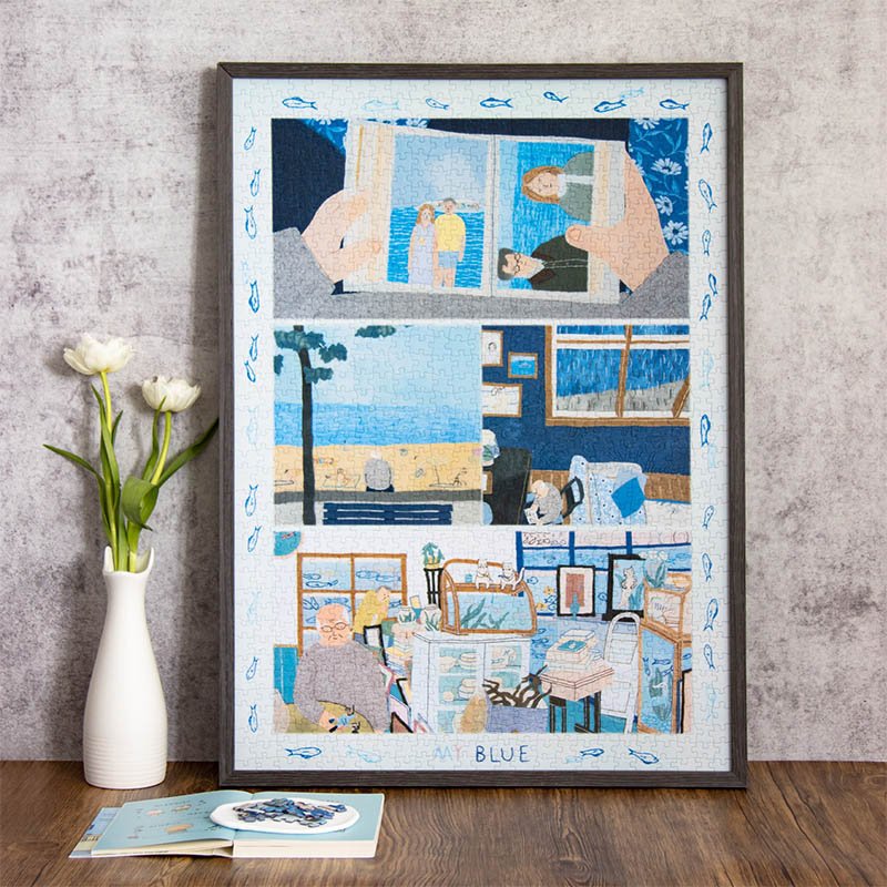 Watch Match-1000pcs Jigsaw Puzzle-My Blue