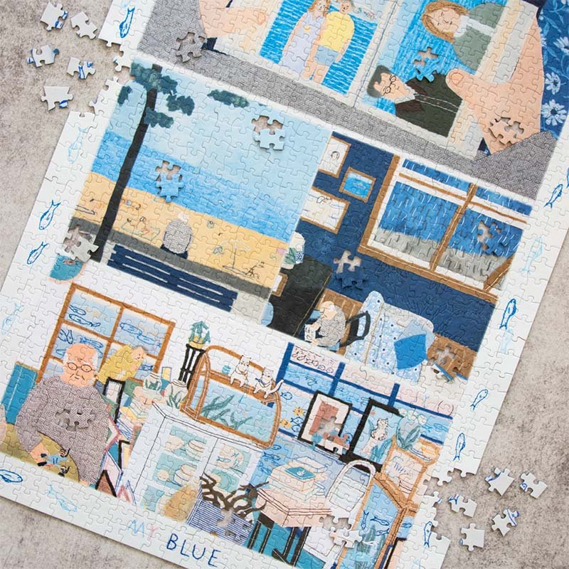 Watch Match-1000pcs Jigsaw Puzzle-My Blue