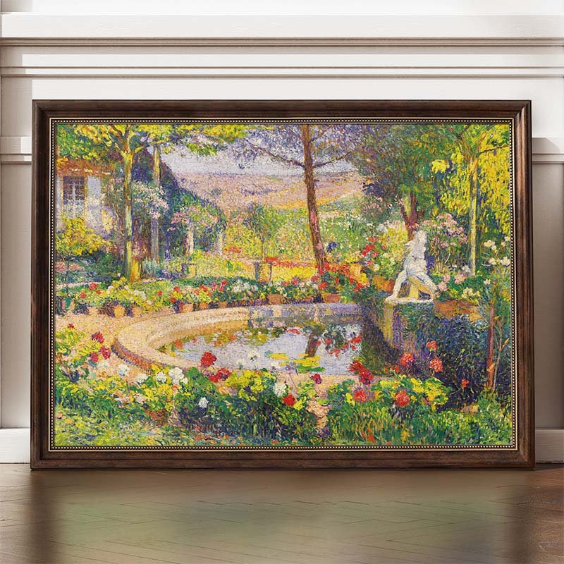 Watch Match-1000pcs Jigsaw Puzzle-The Main Pool of the Park