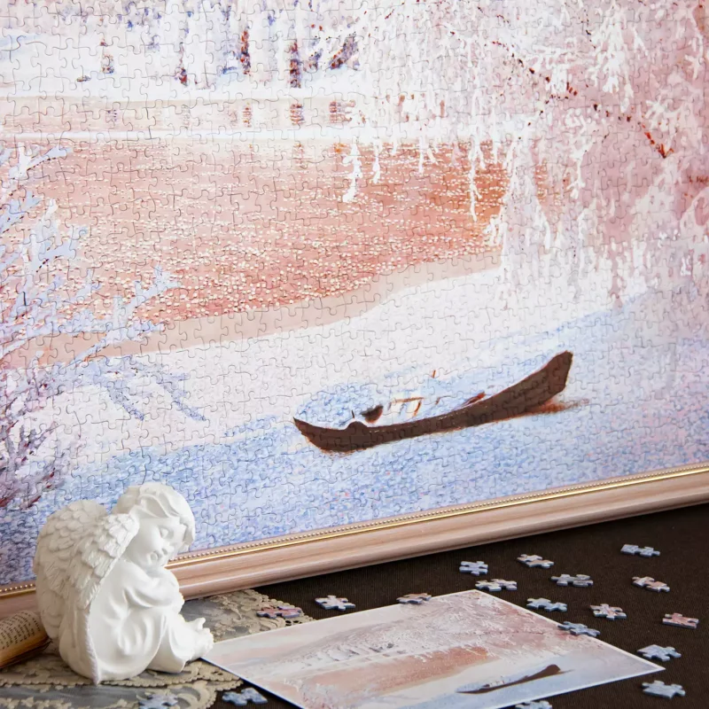 Watch Match-1000pcs Jigsaw Puzzle-White Frost in Sunshine