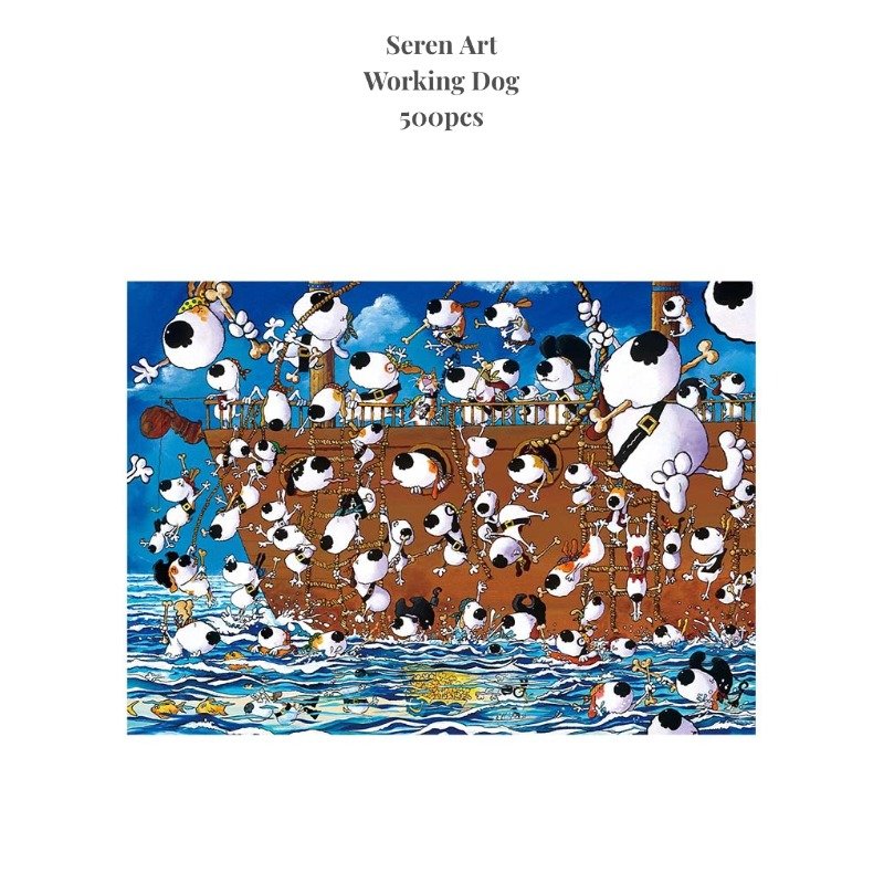 Work dog puzzle (Freeshipping from USA)1000 Piece Jigsaw Puzzles for Adults-Adorable Animal Series, Premium Non-AI Art