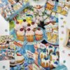 Hourglass Puzzle-Bluebell Flowers and Little Cake-1000pcs Jigsaw Puzzle