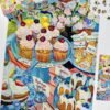 Hourglass Puzzle-Bluebell Flowers and Little Cake-1000pcs Jigsaw Puzzle
