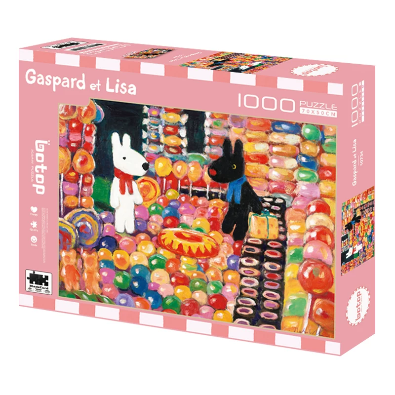 Botop-Gaspard et Lisa-Colorful Balloon Discontinued-Botop-1000pcs Jigsaw Puzzle-Gaspard et Lisa-Colorful Balloon