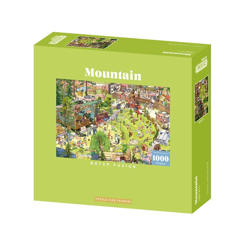 Botop Fusion-1000pcs Jigsaw Puzzle-Jiu Ming Mountain