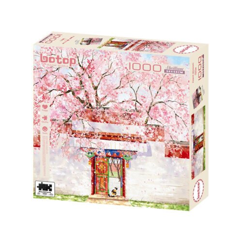 Botop-1000pcs Jigsaw Puzzle-Peach Blossom