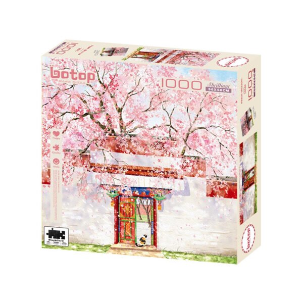 Botop-1000pcs Jigsaw Puzzle-Peach Blossom