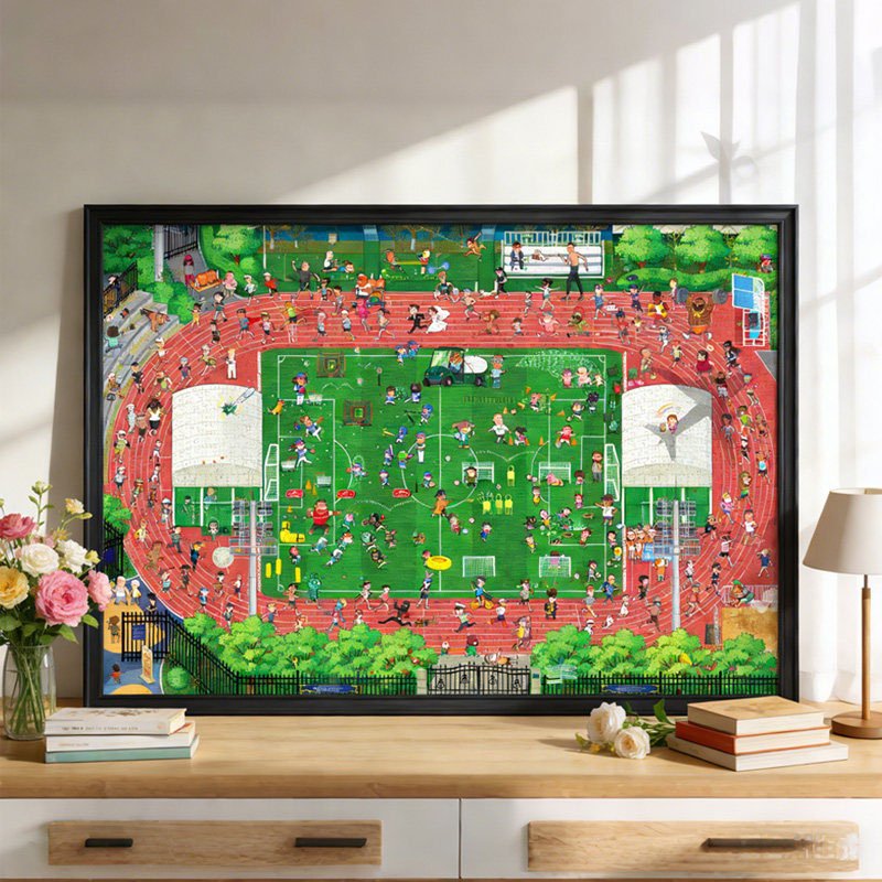 Botop-1000pcs Jigsaw Puzzle-Running