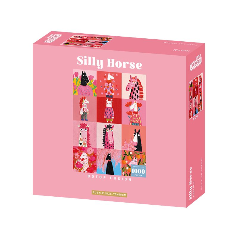 Botop Fusion-1000pcs Jigsaw Puzzle-Silly Horse