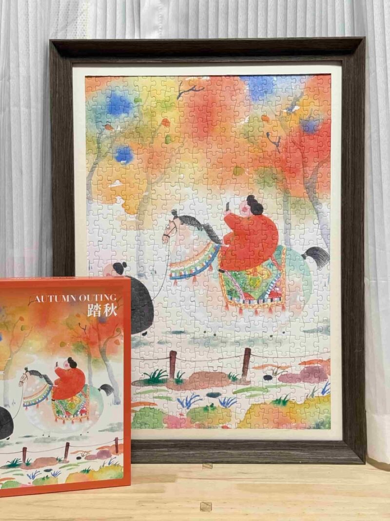 Bubble Puzzle-500pcs Jigsaw Puzzle-Autumn Outing