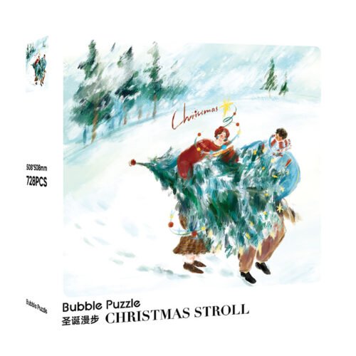 Bubble Puzzle-728pcs Jigsaw Puzzle-Christmas Stroll