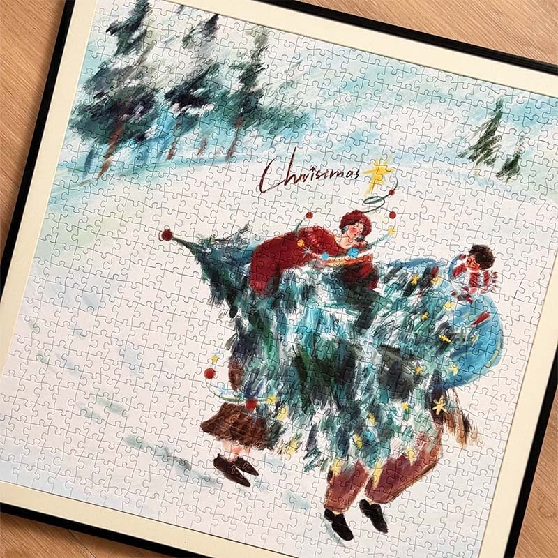 Bubble Puzzle-728pcs Jigsaw Puzzle-Christmas Stroll